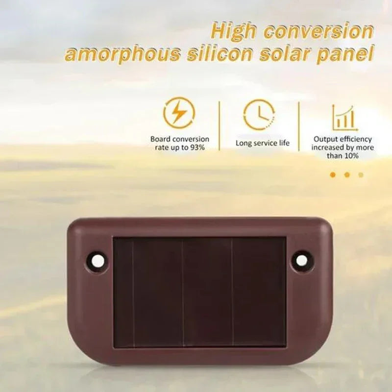Solar waterproof deck step lights by Showlu Smart General, showcasing sleek outdoor lighting with solar panels and waterproof design.
