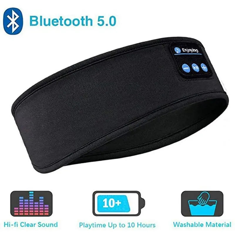 Showlu Smart General Bluetooth Sleep Headphones featuring soft fabric ear cups and adjustable headband for comfortable sleep.