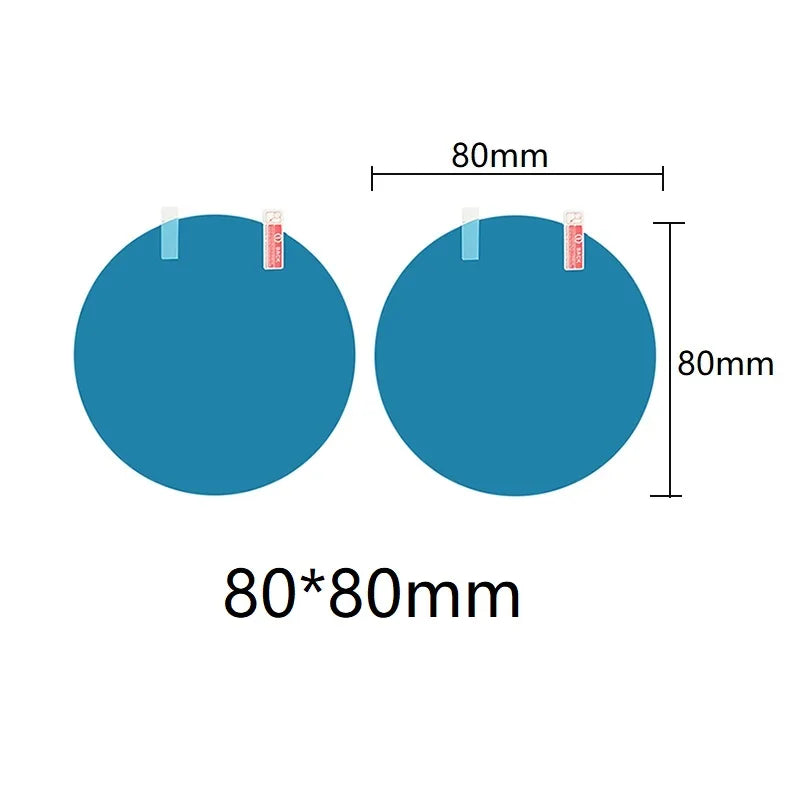 Showlu Smart General car rearview mirror anti-fog rainproof film set, clear view protection for improved visibility and safety.
