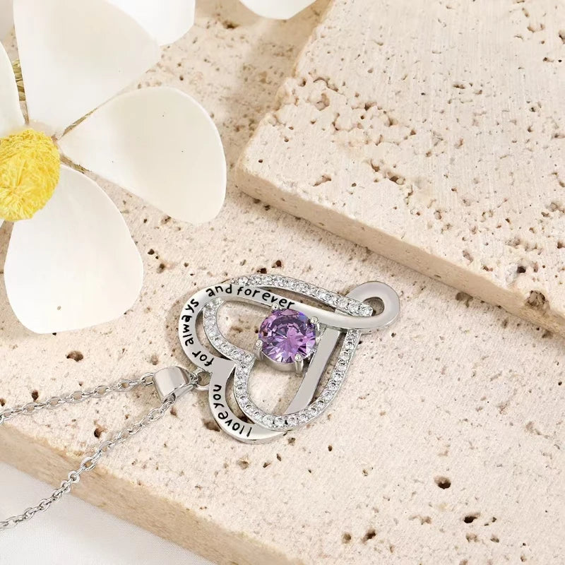 Heart-shaped pendant necklace by ZHIXUN featuring hollow zinc alloy design, perfect for stylish party jewelry.