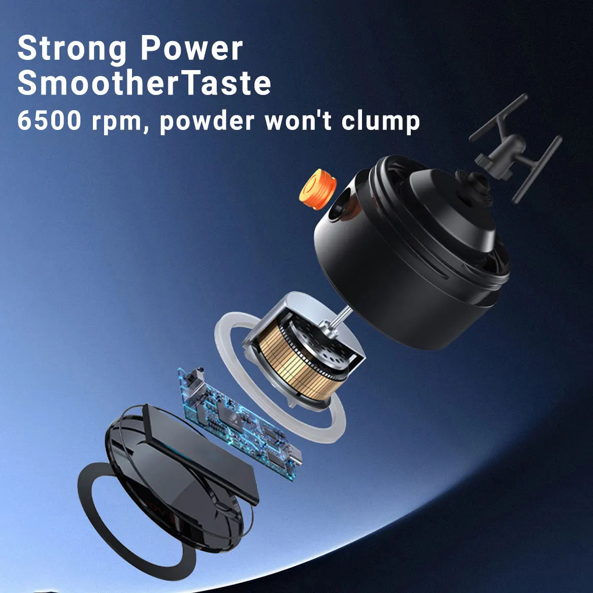24.64oz Electric Automatic Protein Shaker Bottle with Type-C Charging