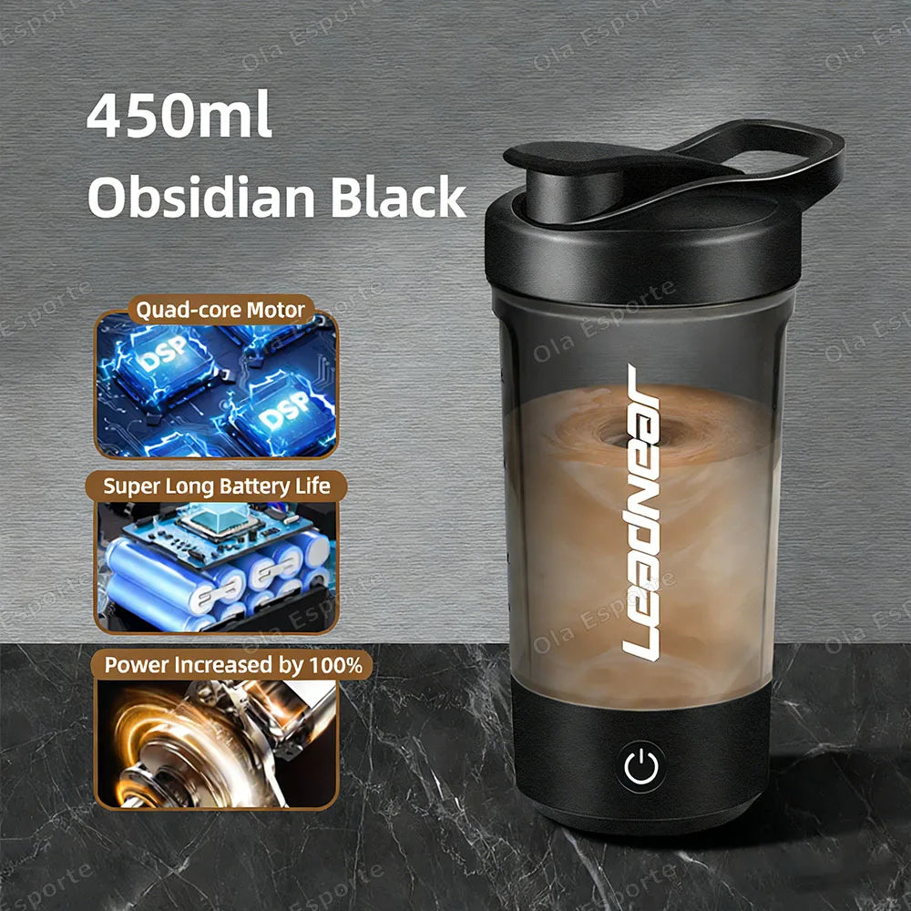 Electric Blender Cup Portable Blender Cup Milk Powder Protein Powder Blender Automatic Shaker Cup Home Travel Outdoor Sports Gym