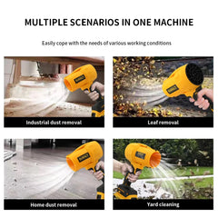 Dewalt 18V Brushless Electric Blower 30000RPM Violent Fan Blowing Car Dust Turbofan Charging Handheld Blower Tool carpenter tool