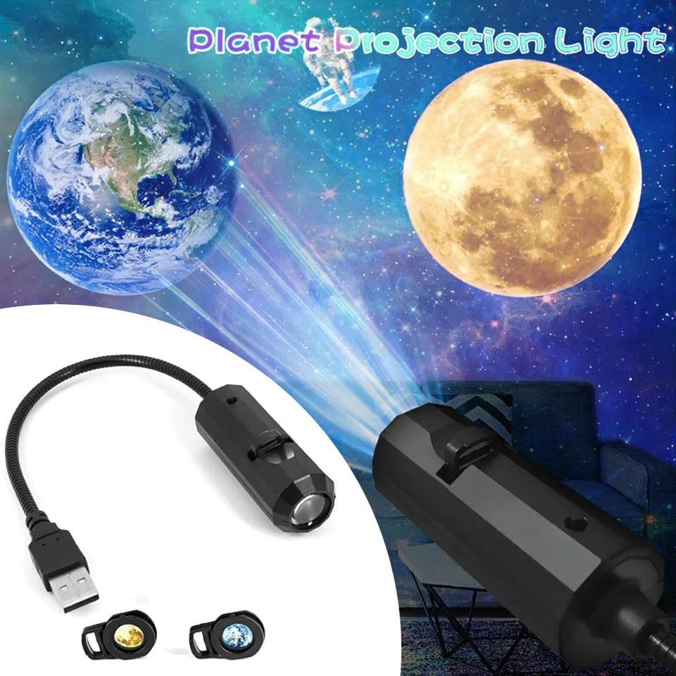 LED floating moon wall light by Showlu Smart General, glowing moon-shaped night light for bedroom decor.