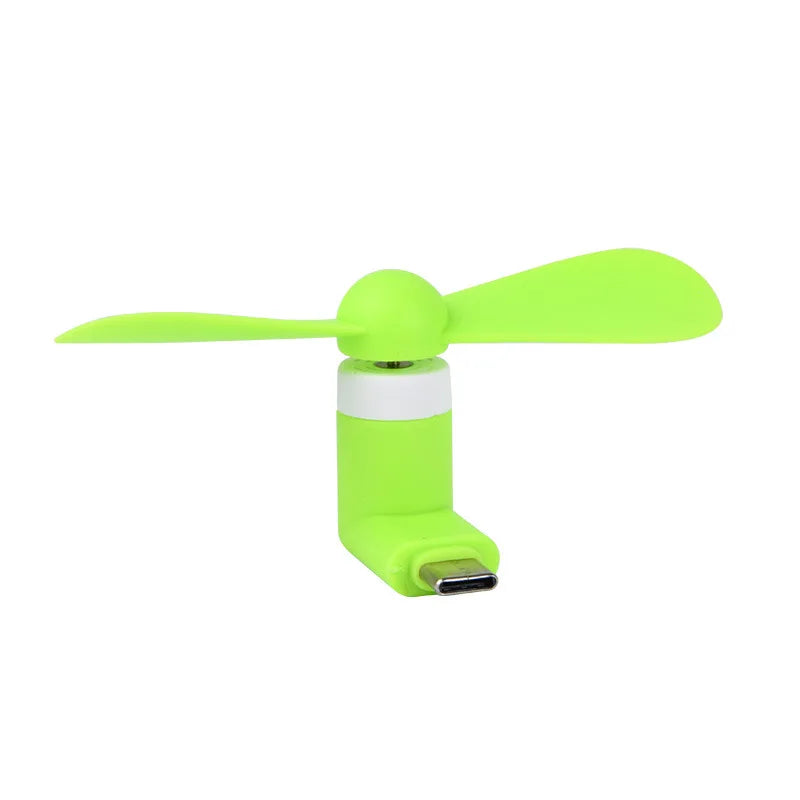 Showlu Smart General USB Mini Fan with compact design, featuring adjustable blades and lightweight construction for portable cooling.