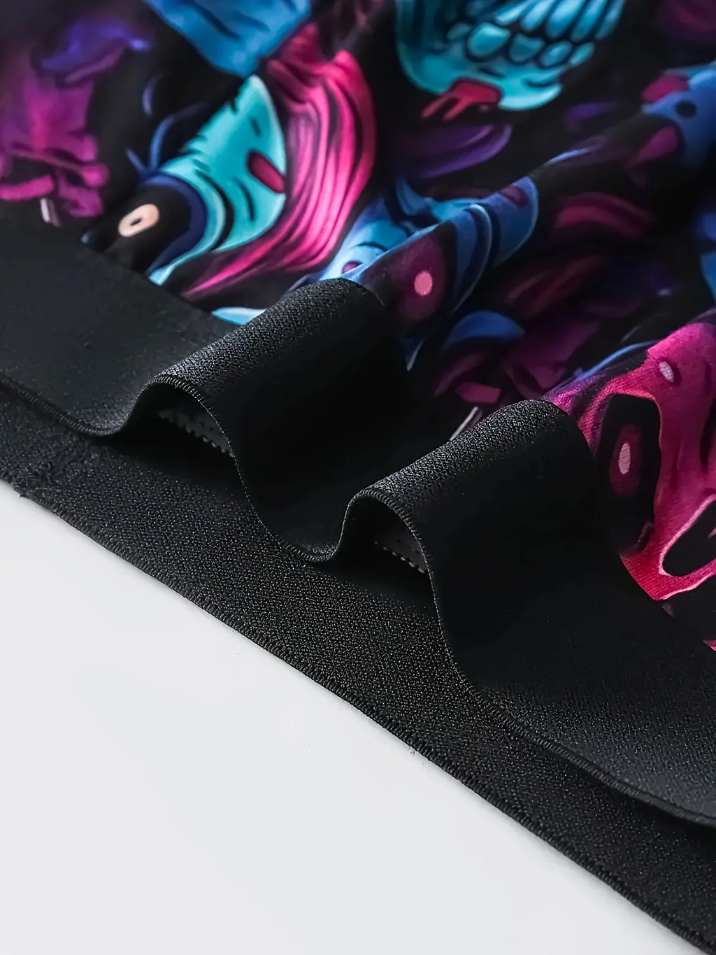 Set of 10 men's printed flat corner underwear by Showlu Fashion Store, suitable for beach, outdoor swimming, and casual wear.