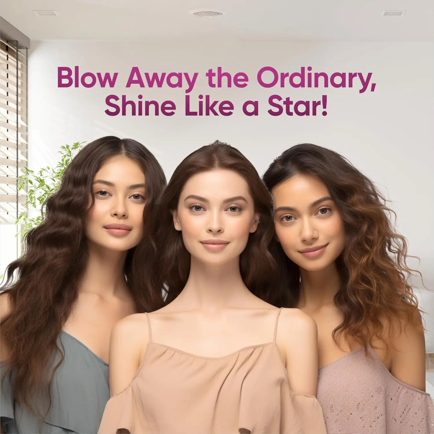 Showlu Smart General YAWEEN Ionic Electric Hair Dryer with sleek design and ergonomic handle, showcasing its advanced ionic technology.