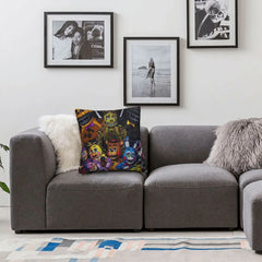 Five N Ights At Freddy's FNAF Square Pillowcase Pillow Cover Cushion Zip Decorative Comfort Throw Pillow For Home Sofa