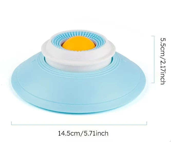 Showlu Fashion Store anti-choking slow feeder dog bowl with non-slip base, 3/4 cup capacity, for liquid treats, bone broth, and yogurt.