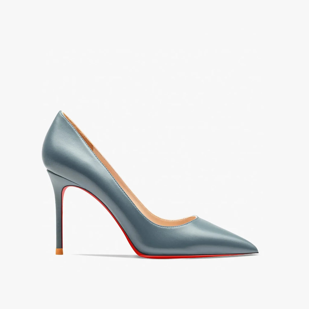 Red high heel pumps for women with pointed toes and 12cm heels, stylish and elegant footwear by SHOWLU FASHION STORE