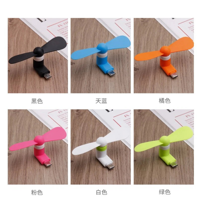 Showlu Smart General USB Mini Fan with adjustable blades and compact design, perfect for portable cooling on the go.