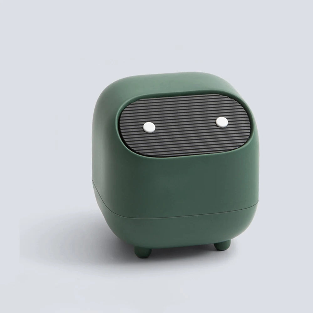 Showlu Smart General mini bathroom trash can with a compact, modern design suitable for small spaces and easy disposal.