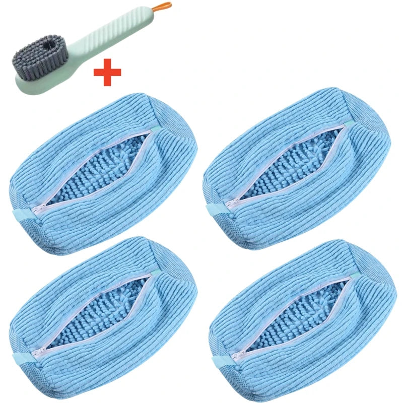 Showlu Smart General portable shoe cleaner brush with handle and bristles for easy shoe cleaning.