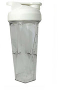600ml FUYAOZHISHANG vortex mixer shaker bottle made of Tritan plastic, designed for protein shakes and smoothies.