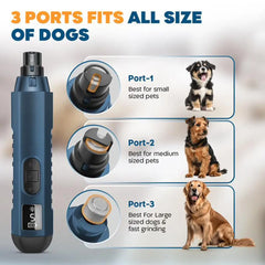 Dog Nail Grinders Painless USB Charging Rechargeable Pet Nail Clippers Quiet Electric Dog Cat Paws Nail Tools