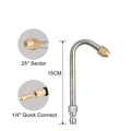High pressure wash gun extension spray wand for power cleaning, showing a durable metal nozzle and adjustable spray settings.