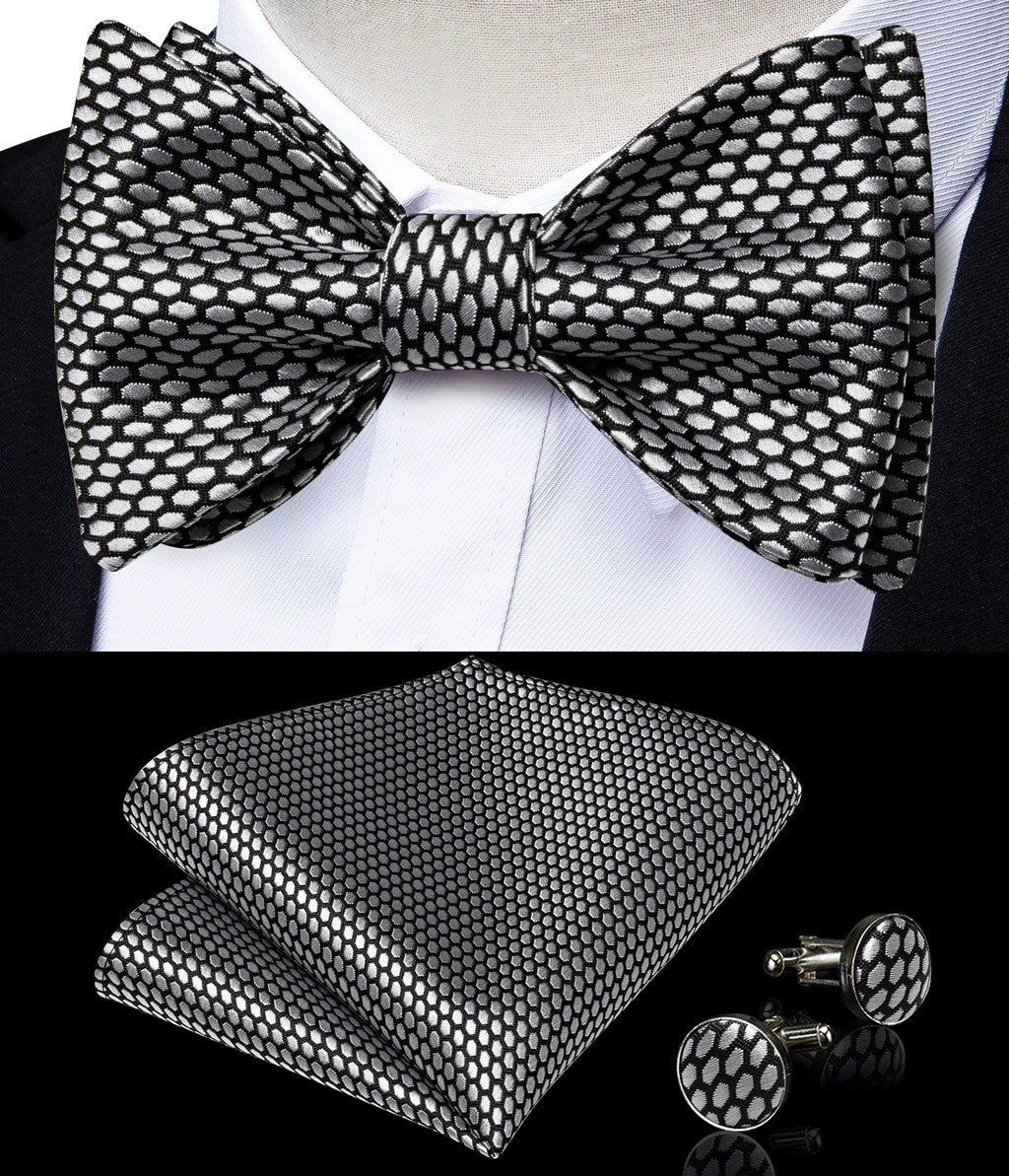 Brand New Men's Bow Tie Teal Green Blue Paisley Floral Silk Bow Tie Wedding Party Butterfly Bowknot Men Tie Accessories DiBanGu