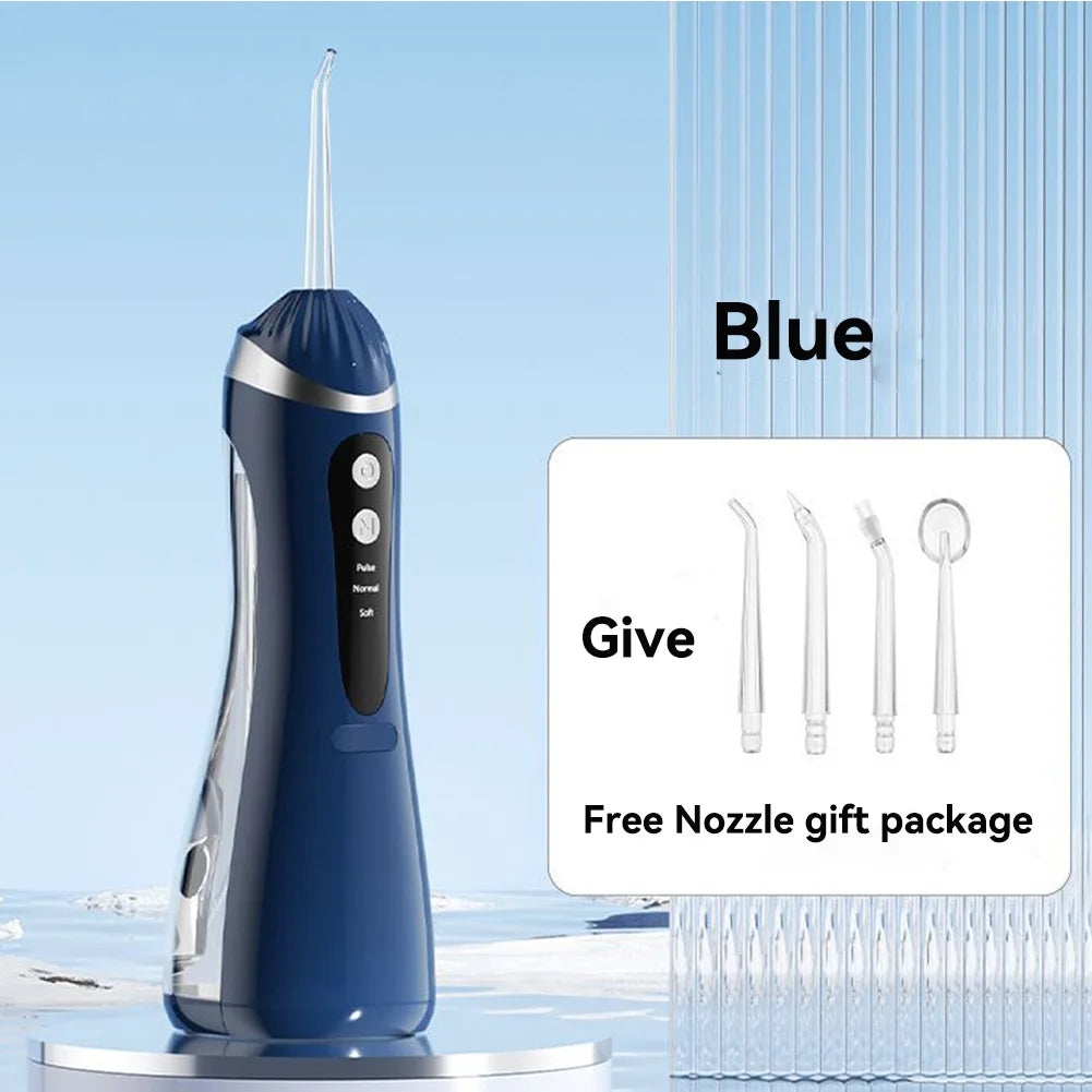 Portable Showlu Smart USB rechargeable oral irrigator with 200ML water capacity and IP65 waterproof design, ideal for oral hygiene.