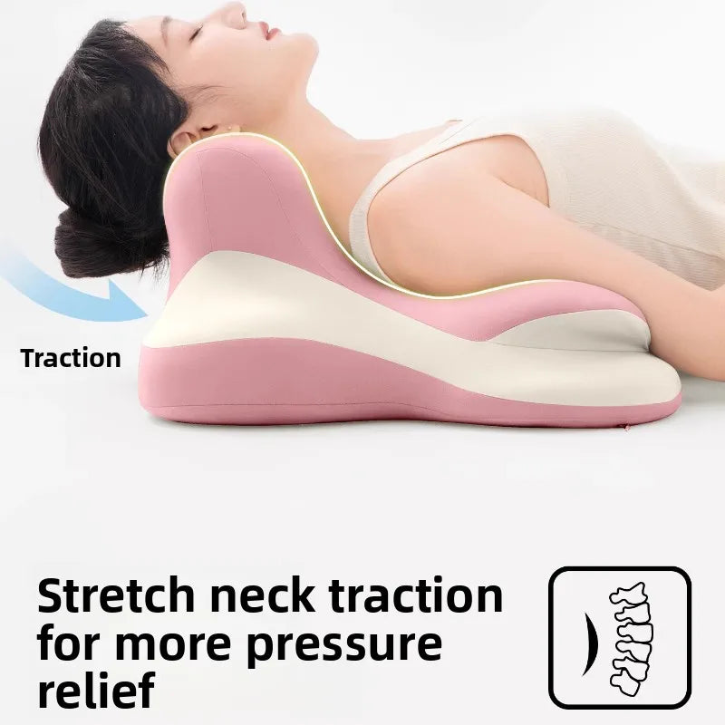 Memory foam wedge pillow by Showlu Fashion Store, designed for prone positioning and back support in bed.