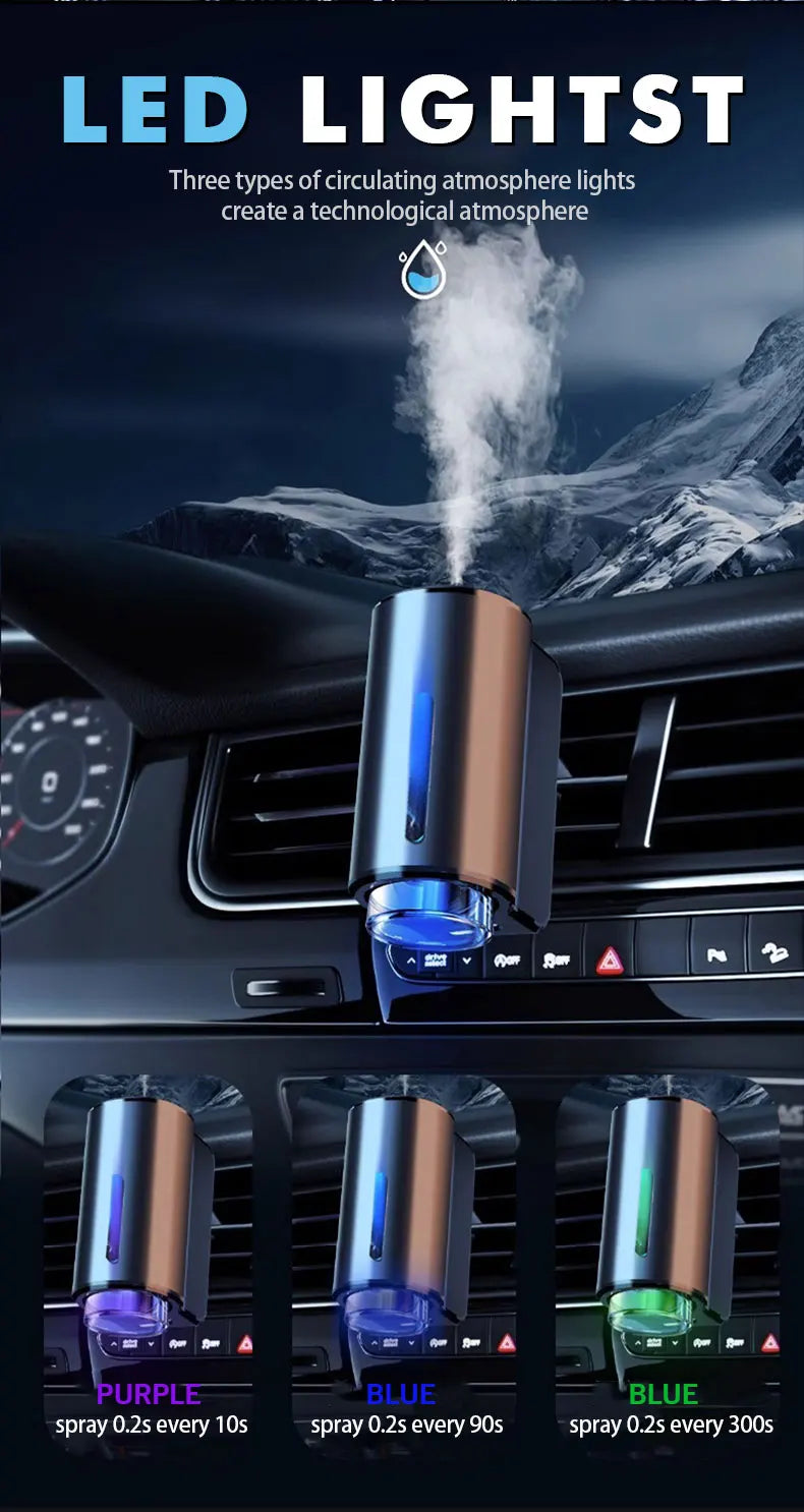 Showlu Smart General car aromatherapy diffuser with sleek design and adjustable settings for refreshing fragrance in vehicle interior.