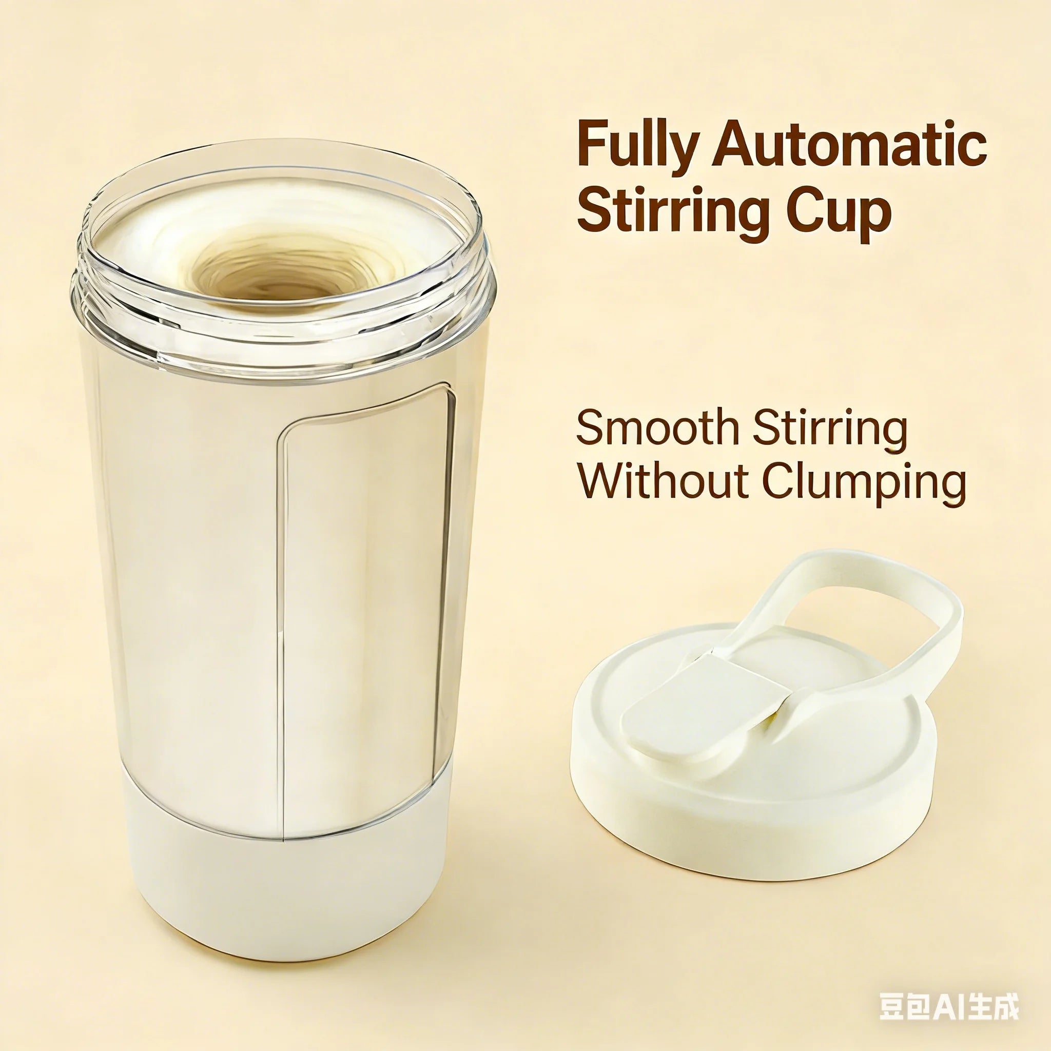 Electric Self-Stirring Shaker Bottle with USB Charging, 15 oz