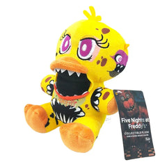 18cm FNAF Stuffed Plush Toys Freddy Fazbear Bear Foxy Rabbit Bonnie Chica Peluche Juguetes 5 Nights At Freddy Plushie Toys Gifts