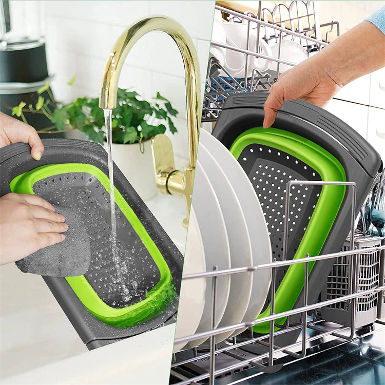 Showlu Smart General expandable kitchen sink strainer basket with mesh design for catching debris and preventing clogs.