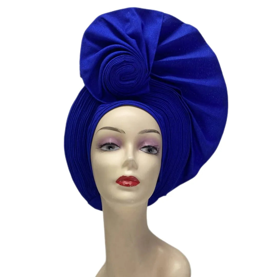 Aso Oke Nigeria For Traditional Marriage Nigeria Auto Gele Women Headtie Nice African Bonnet Hat For Lady Party