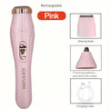 Multi-functional 3-in-1 shaver from Showlu Fashion Store with USB charging, including underarm hair removal, eyebrow trimmer, and nose hair trimmer.