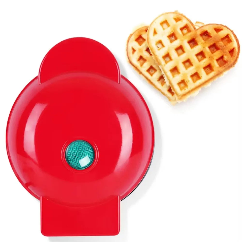 Mini electric waffle maker with non-stick surface and 350W power, compact design by Showlu Smart General.