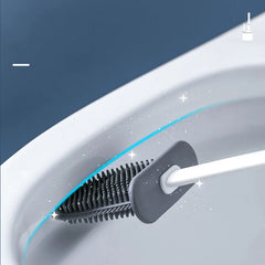 Silicone Toilet Brush with Holder