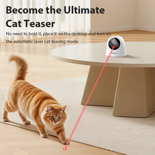 Showlu Smart General automatic pet laser toy with a sleek design, designed to entertain cats and dogs with interactive laser movement.