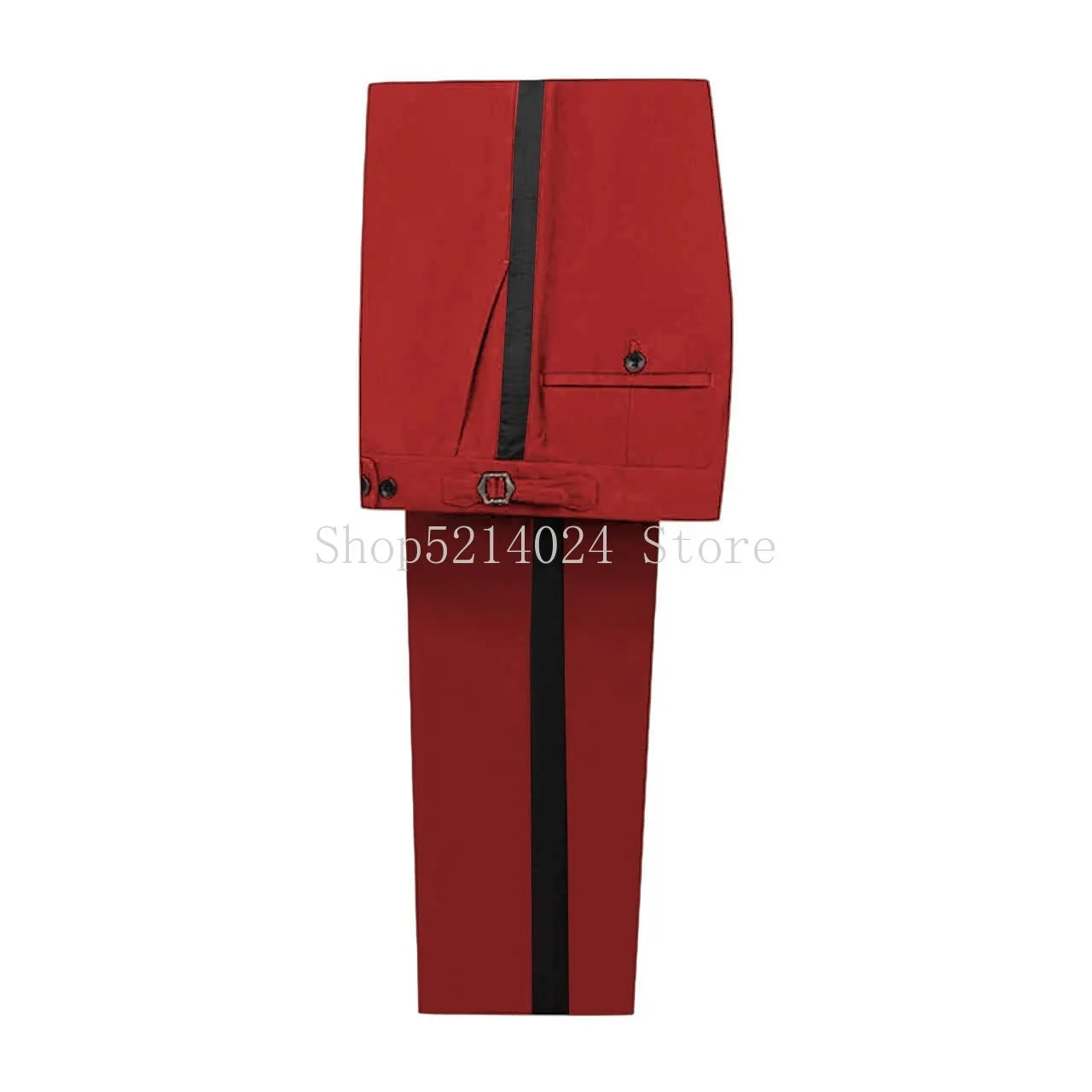 Formal men's business trousers by Showlu Fashion, tall fit tuxedo party prom pants with a regular fit for men.