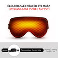 Showlu Smart heated eye massager with 3-level vibration and heat settings, designed to relax and soothe tired eyes.