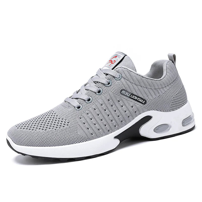 Men's breathable air mesh running shoes by SHOWLU FASHION STORE, lightweight casual sports sneakers with cushioned soles.