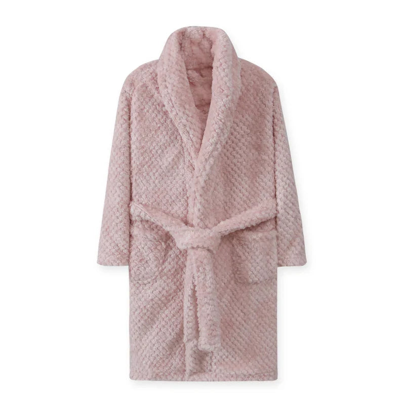 Childdkivy Kids flannel pajamas and cartoon bathrobe for boys and girls, soft, warm, cozy sleepwear with playful designs.
