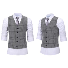 Men's Houndstooth Three Pieces Suit One Button Notch Lapel Tuxedos for Prom  Groom Business Tuxedos men suits wedding prom suits