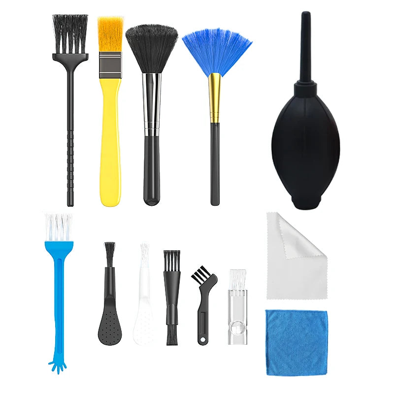 Showlu Smart General LED Keyboard Cleaner with built-in LED light and cleaning brushes for effective keyboard maintenance.