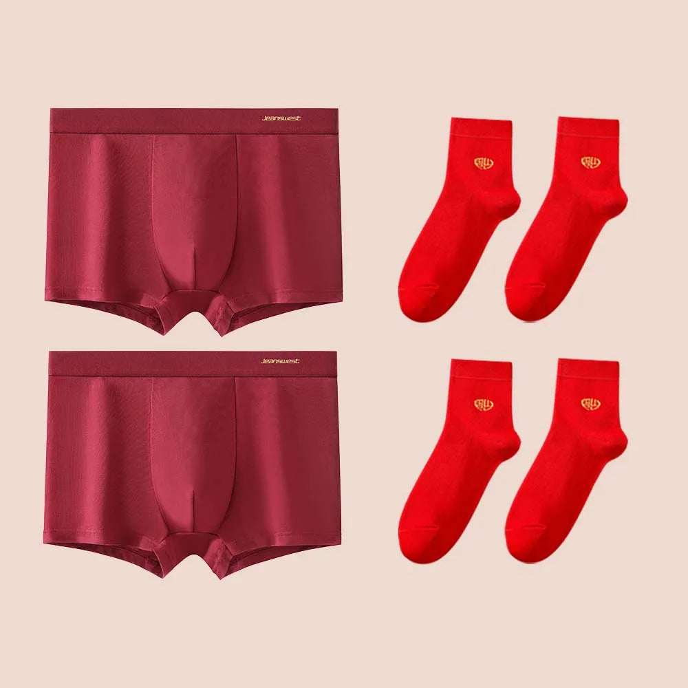 Showlu men's cotton boxer shorts with breathable mesh fabric and U pouch design, ideal for comfort and support.