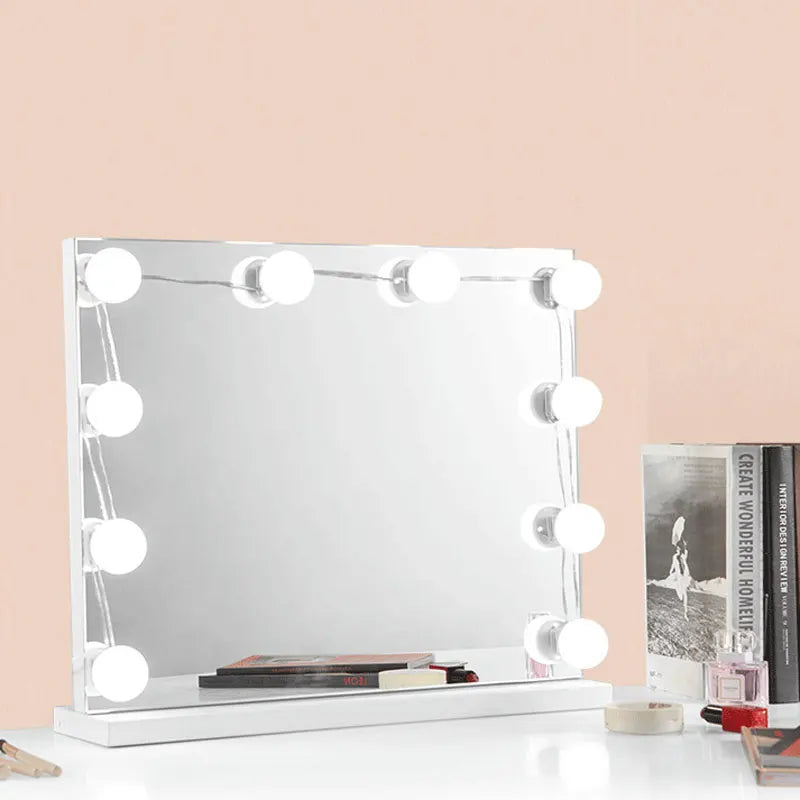 Showlu Smart General LED vanity mirror light with USB, dimmable, wall-mounted makeup lamp, showcasing adjustable brightness and sleek design.