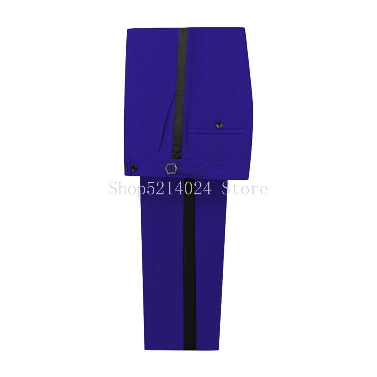 Formal men's trousers by Showlu Fashion, tailored fit tuxedo pants suitable for business, prom, or formal events.