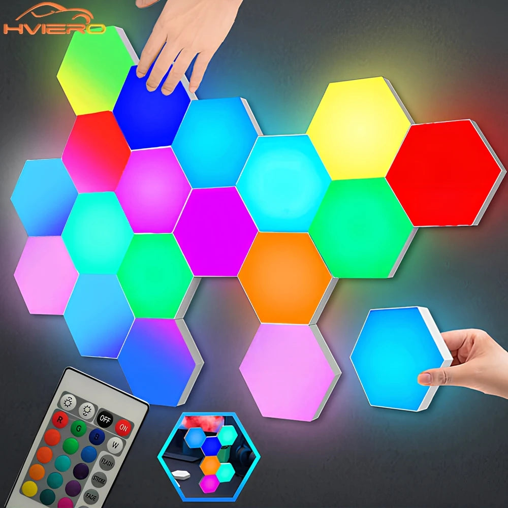 Showlu Smart General LED Touch Wall Tiles with sleek illuminated surface and touch controls for modern interior decor.
