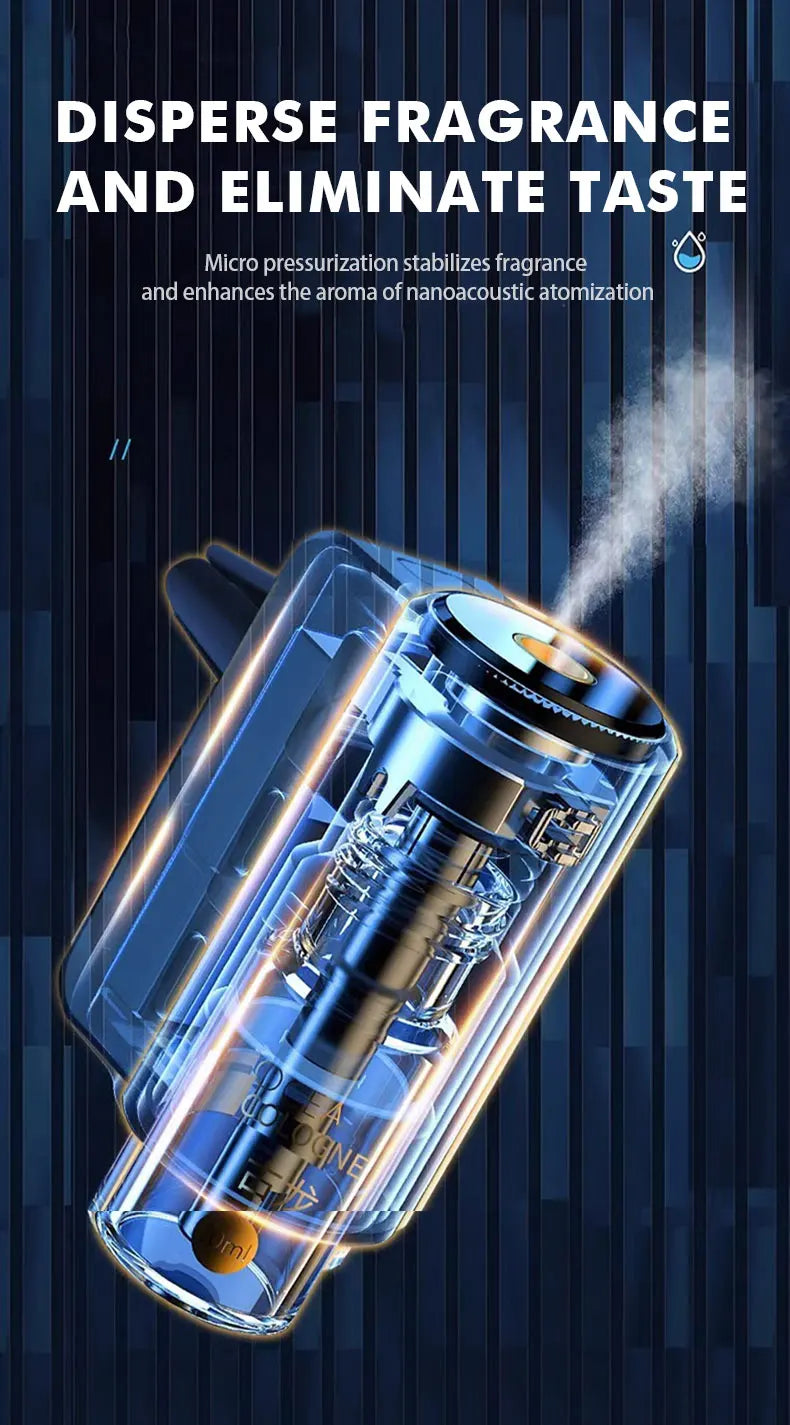 Showlu Smart General car aromatherapy diffuser with sleek design and adjustable mist settings, perfect for freshening vehicle interiors.