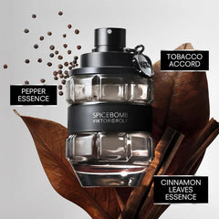Viktor&Rolf - Spicebomb Eau De Toilette - Woody & Spicy - Cologne for Men - with Notes of Citrus & Tobacco Valentine Perfume