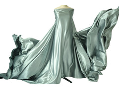 16 Color Maternity Silk Fabric Photo Props Photography Dresses Gown Waving Satin Tossing Flying Pregnancy Flowing Cloth Overlays