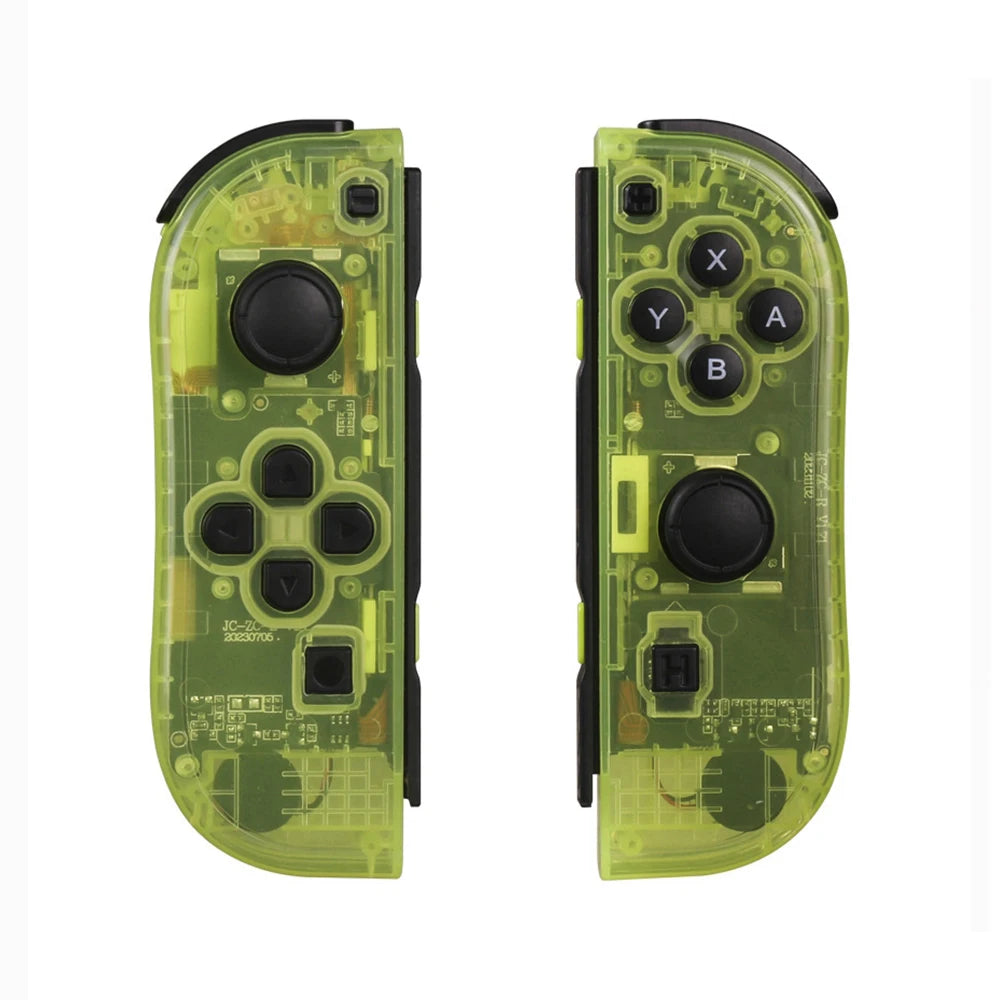 Wireless Joy-Con gamepad for Nintendo Switch, OLED, and Lite, featuring Bluetooth, vibration, turbo, and wake-up function.