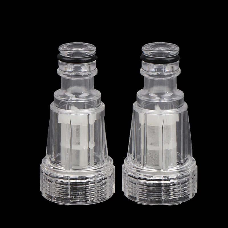 Showlu Smart General pressure washer water filter showing a cylindrical filter element for cleaning water intake.