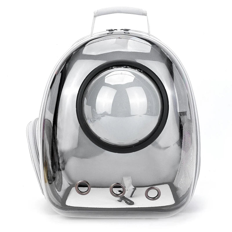 Showlu Smart General pet carrier backpack with breathable mesh panels, adjustable straps, and side pockets for small pets.