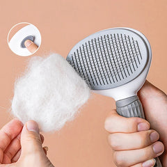 Pet Grooming Slicker Brush Hair Removal Massage Comb