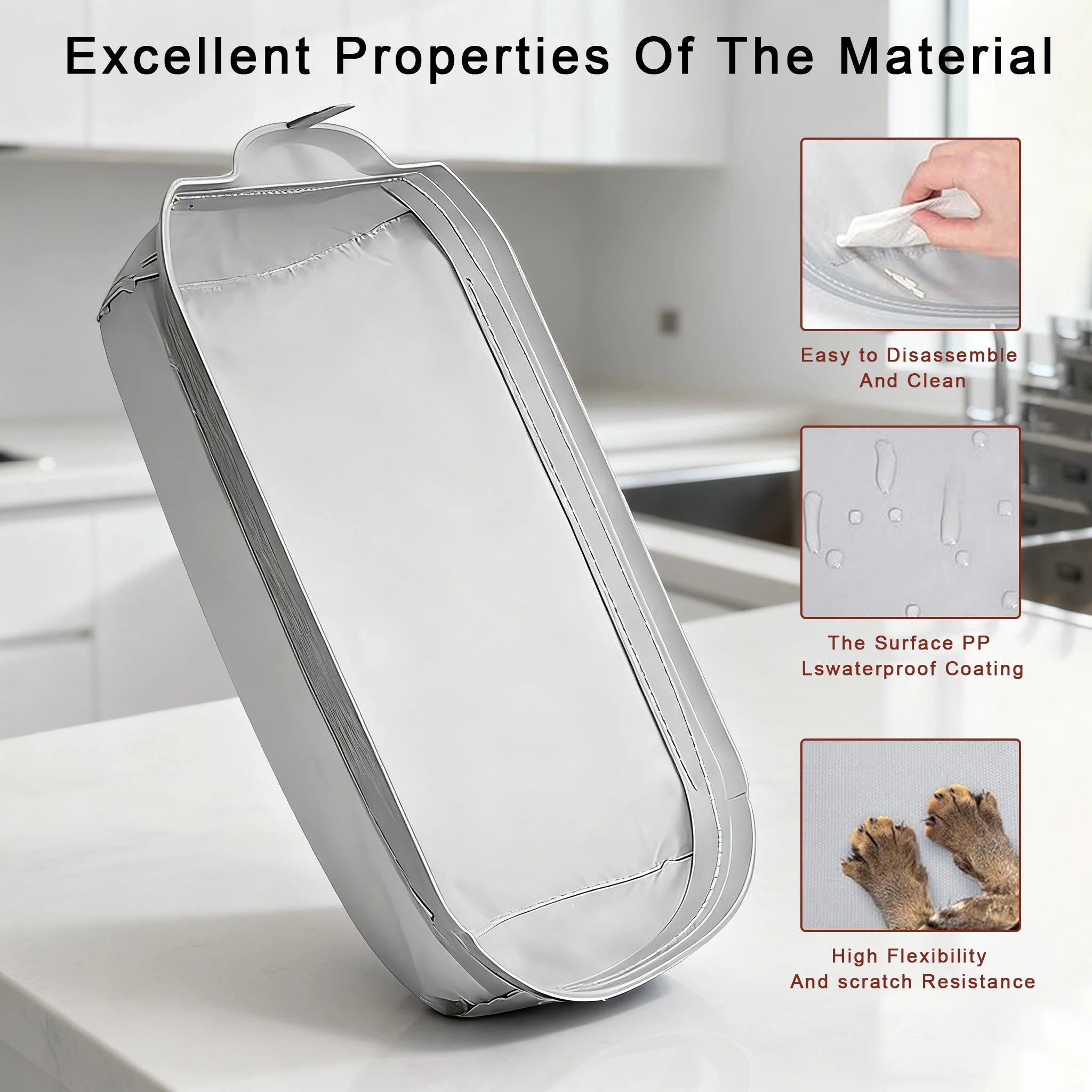 Smart Litter Box Accessories Soft Fabric Liner Premium Automatic Litter Box Accessories Soft Mat Removable Liner Tuya Control